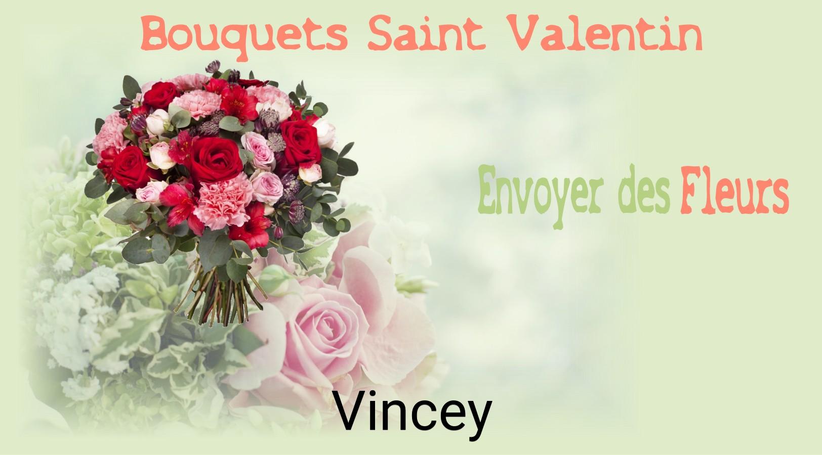 Roses de Saint-Valentin livrées à Vincey